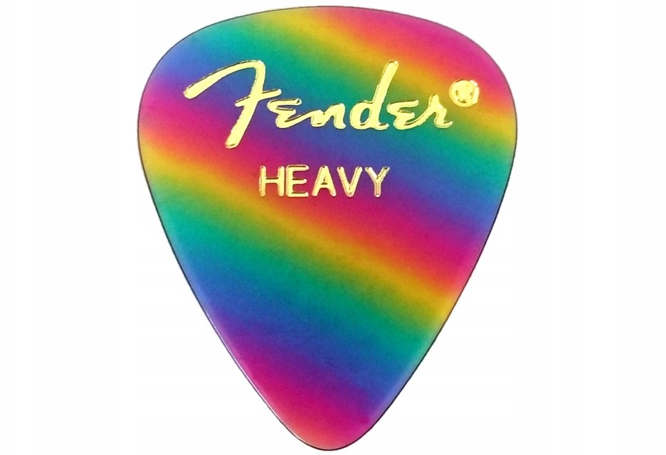 Fender kostka gitarowa Rainbow - Heavy