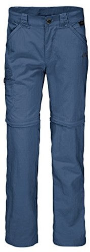 Jack Wolfskin Safari Zip off Pants, niebieski, 140 1605871