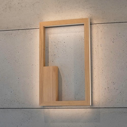 Spotlight Ramme Kinkiet Spot-Light 9143174 Drewno Dębowe/Akryl