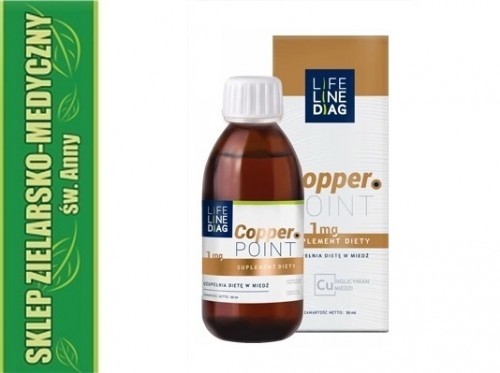 LifeLineDiag Copper.Point Miedź w płynie 50 ml LifeLineDiag 580