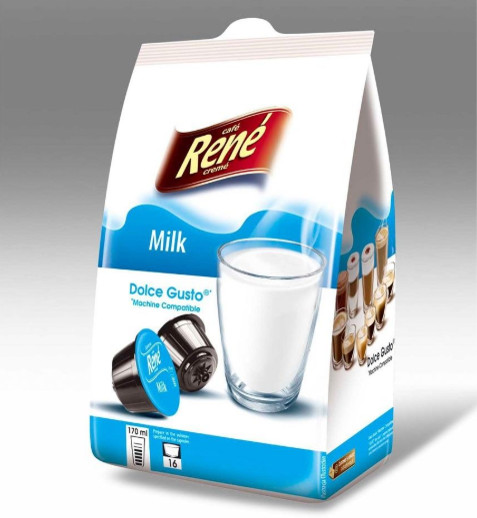 Rene Coffee Pure Milk (mleko w proszku) 16 kapsułek do Dolce Gusto