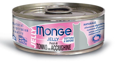 Monge Jelly karmd dla kota Tuńczyk z anchois 80 g