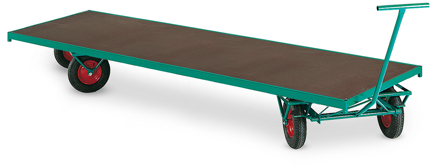 AJ Wózek transportowy z 4 kołami skrętnymi Wymiar platformy: 2500x1000mm 30495