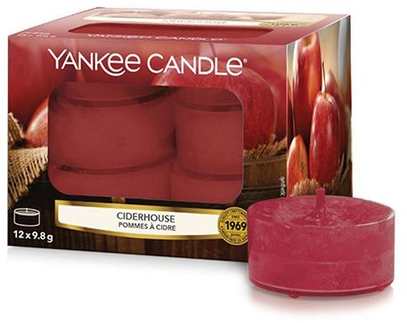 Yankee Candle Świece Tea Dom z cydrem 12 szt