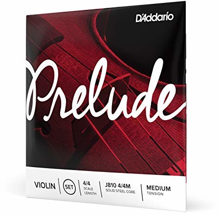 D'Addario D'Addario Zestaw strun skrzypce Prelude ze średnim napięciem 4/4 J810 4/4M