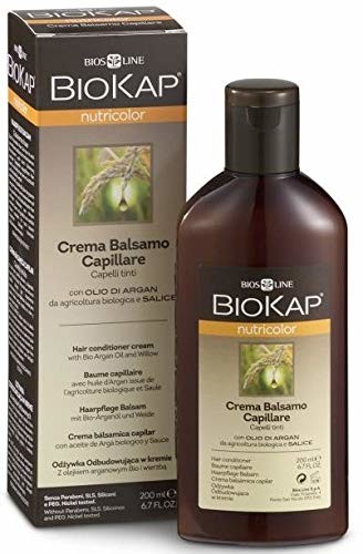 Biokap Premium Odżywka balsamowa farbowane włosy (ekologiczny olejek arganowy i ekstrakt z wikliny), 200 ml