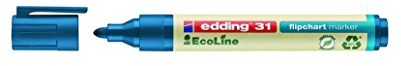 Edding 31 EcoLine marker do flipchartów  parent, niebieski 4-31003