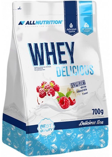 Allnutrition Whey Delicious Protein 700 g lody truskawkowe