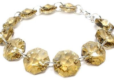 Swarovski Arande Golden Bransoletka Srebro CERTYFIKAT 1919305219