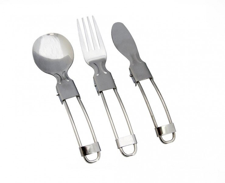 Rockland Zestaw sztućców składanych, Set 3PC Stainless (20338)