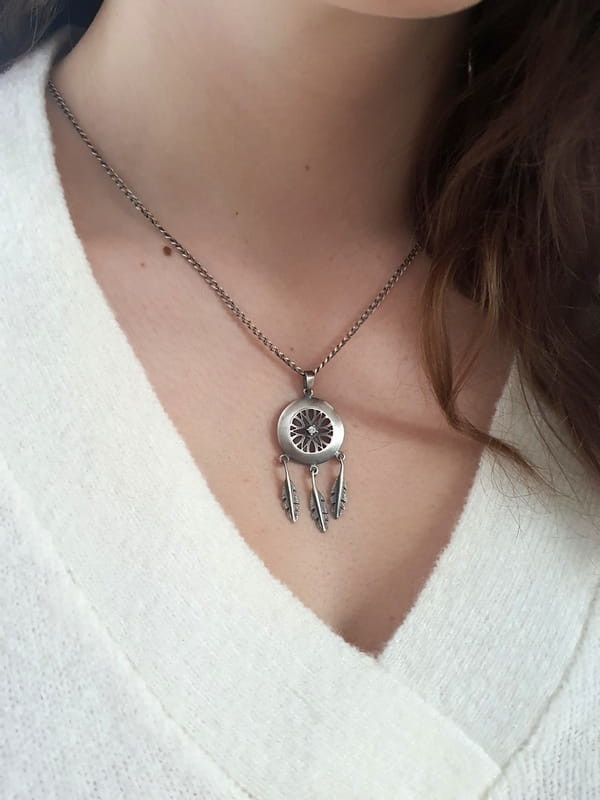 Venus Galeria Łapacz snów mały - zawieszka srebrna