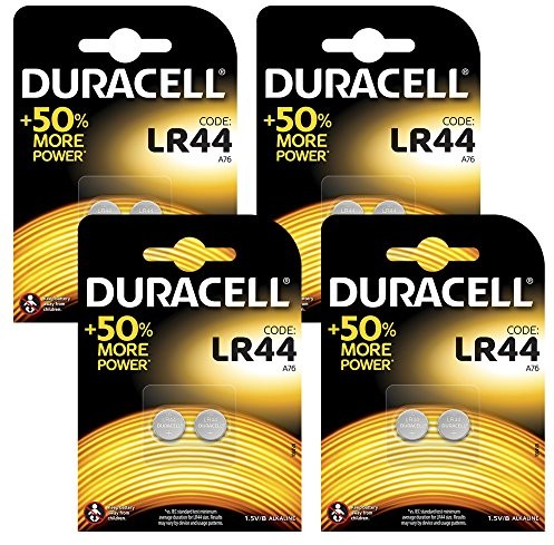 Duracell Specialty LR44 Alkaliczny guzikowa alkaliczna 1,5 V, opakowanie (-elementowy 76 a/A76/V13GA) zaprojektowane do użytku w rysować zabawki, torby na komputerach i przyrządów pomiarowych. 5002446