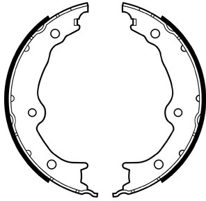 Delphi Zestaw szczęk hamulcowych LS2130
