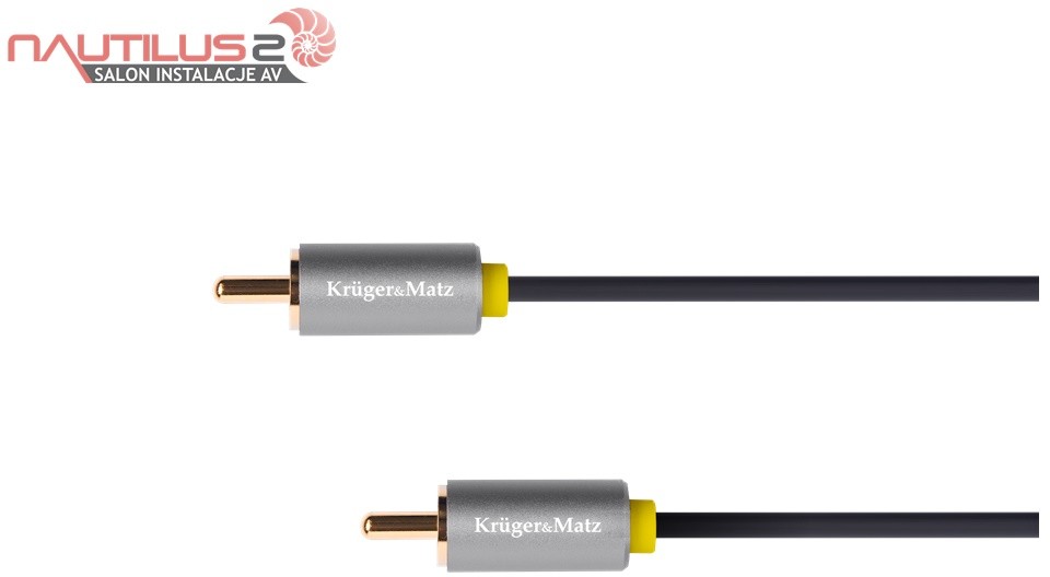 Kruger&Matz Krüger&Matz Basic Kabel 1RCA-1RCA 0.5m KM1200 KM1200