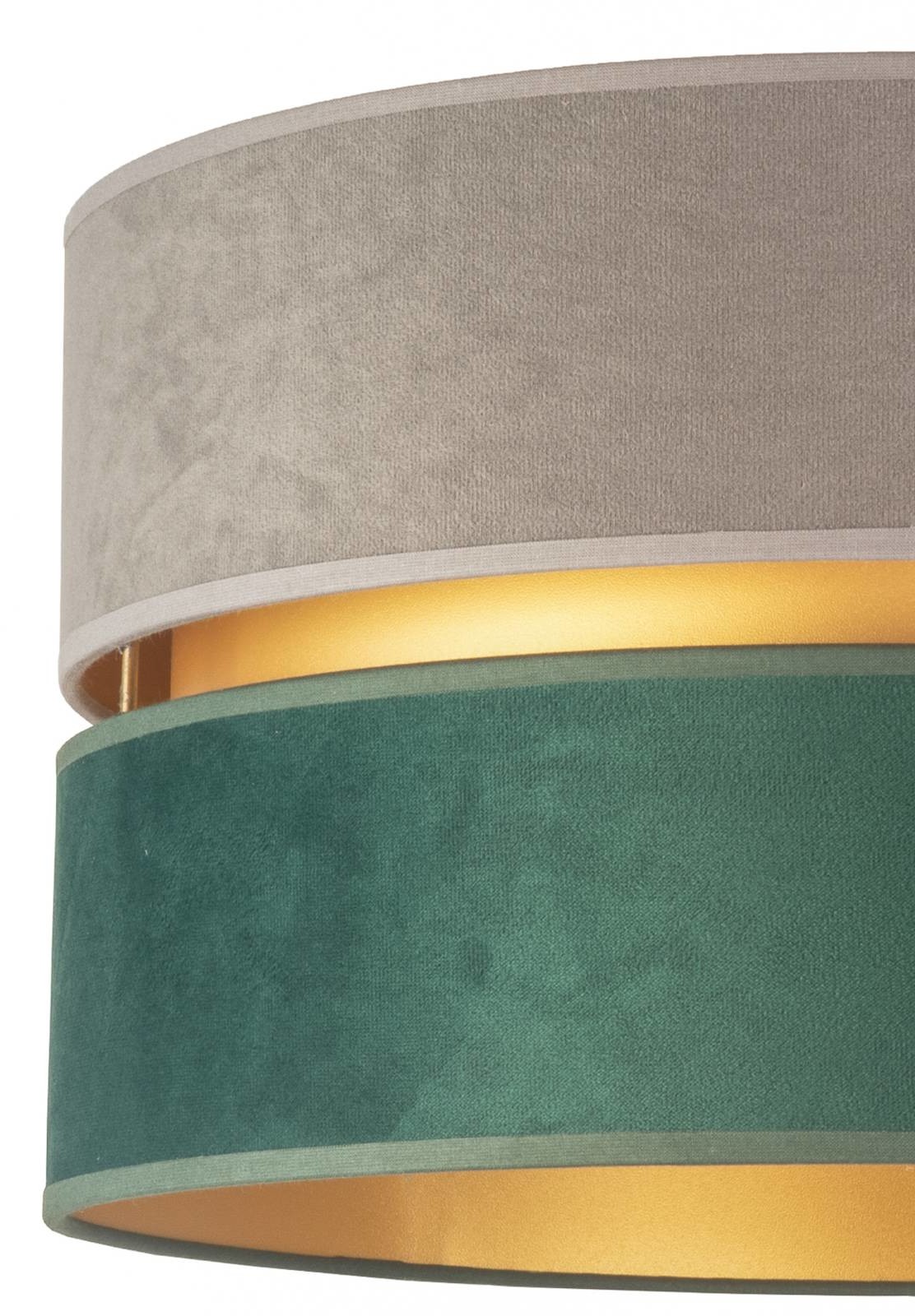Euluna Lampa stołowa Golden Duo szara/zielona/złota 30cm
