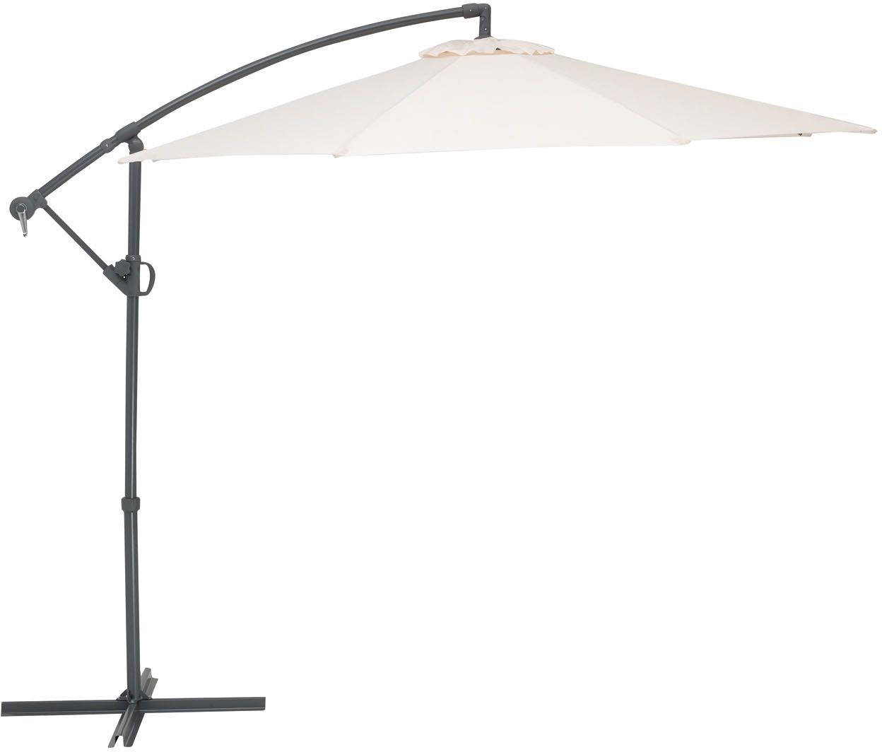 FLORABEST FLORABEST Parasol ogrodowy, écru 4056233837483