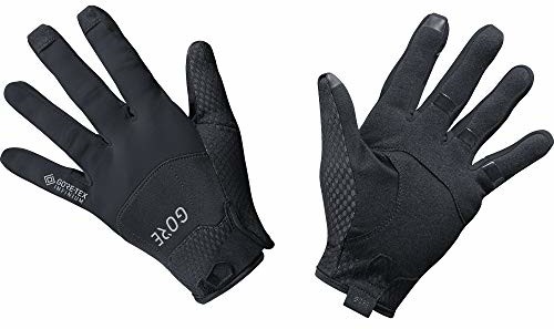 GORE WEAR Gore C5 rękawice Gore-Tex Infinium, 6, czarne/neonowo-żółte