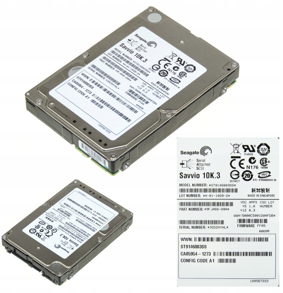 Fujitsu CA05954-1273 146 Gb 10.000 Rpm Sas 2.5