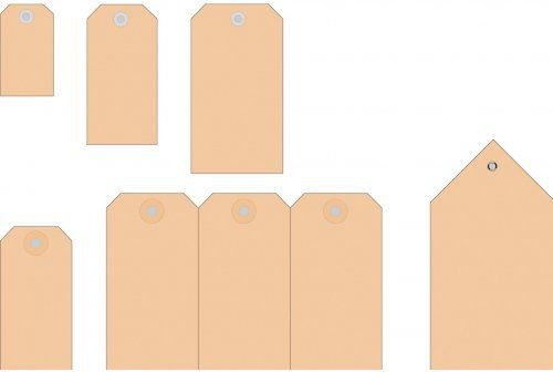Herma Anhngezettel 48x95 mm mit Pappse 1000 St. - 6045