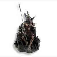 Veronese NORDYCKI BÓG ODYN SIEDZĄCY WU69116A4