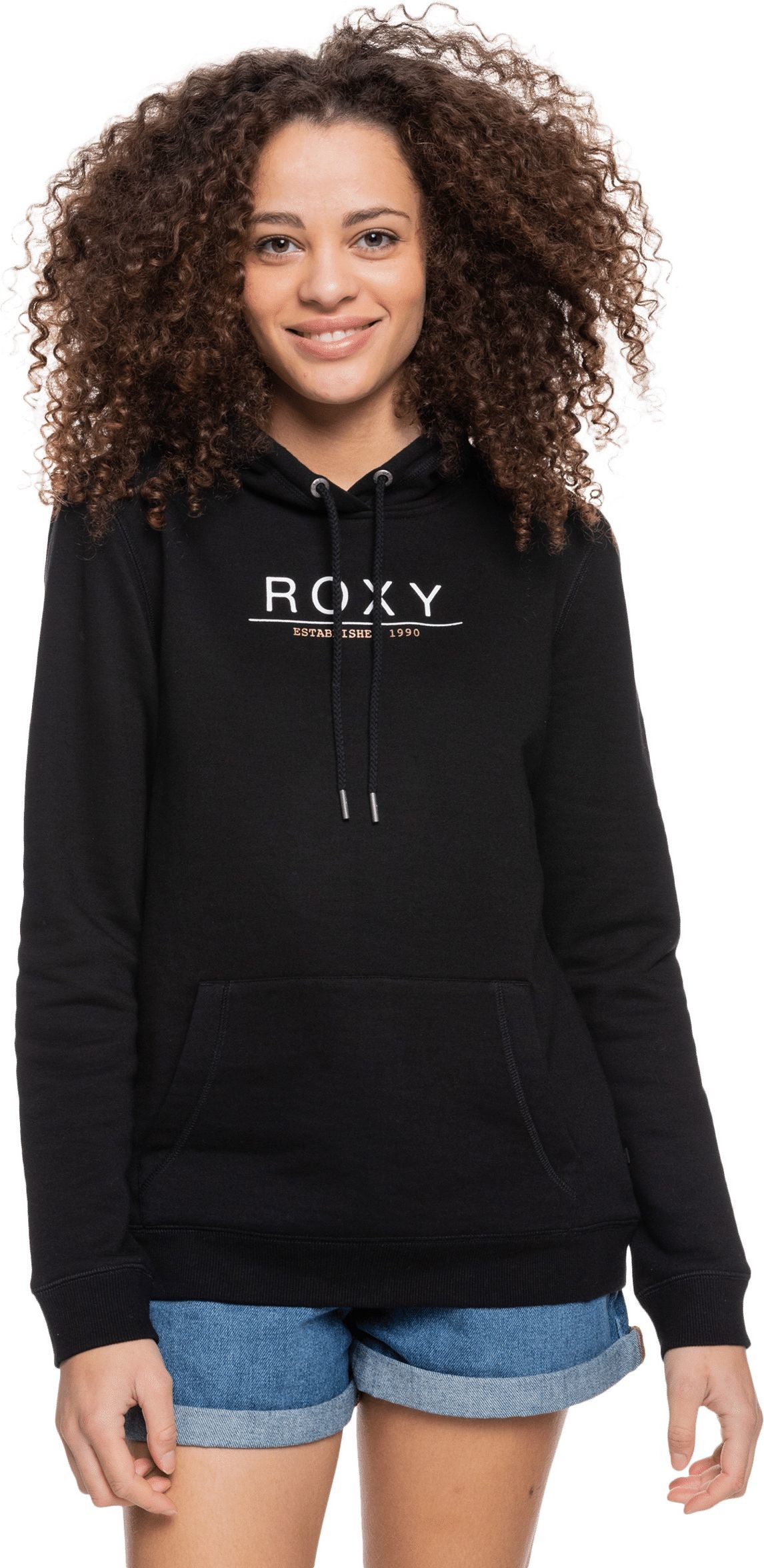 Roxy bluza damska DAY BREAKS BRUSHED HOODIE Anthracite KVJ0