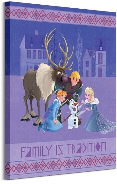 Pyramid Posters Olaf's Frozen Adventure Family is Tradition - obraz na płótnie WDC100354