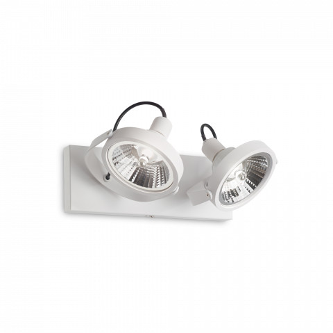 Ideal Lux Plafon Glim PL2 200200 nowoczesna oprawa sufitowa w kolorze białym 200200