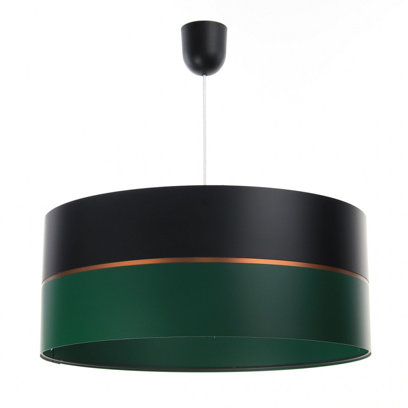 ImoLight Lampa wisząca Glamm czarno-zielona 40cm 0P0-007-40cm
