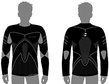 MASSI MASSI M/L Thermetic Evolution koszulka z długim rękawem dla mężczyzn L czarna 41420/357