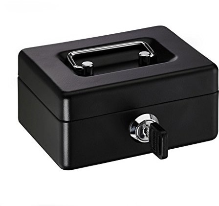 Alco-Albert 850-11 Mini Box kasetka dziecinna z otworem, 125 x 95 x 60 mm, czarna 850-11