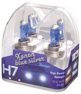 Unitec H7 Xenon BlueSilver 77774 żarówki do reflektorów głównych, 12 V, 55 W, 2 sztuki 77774