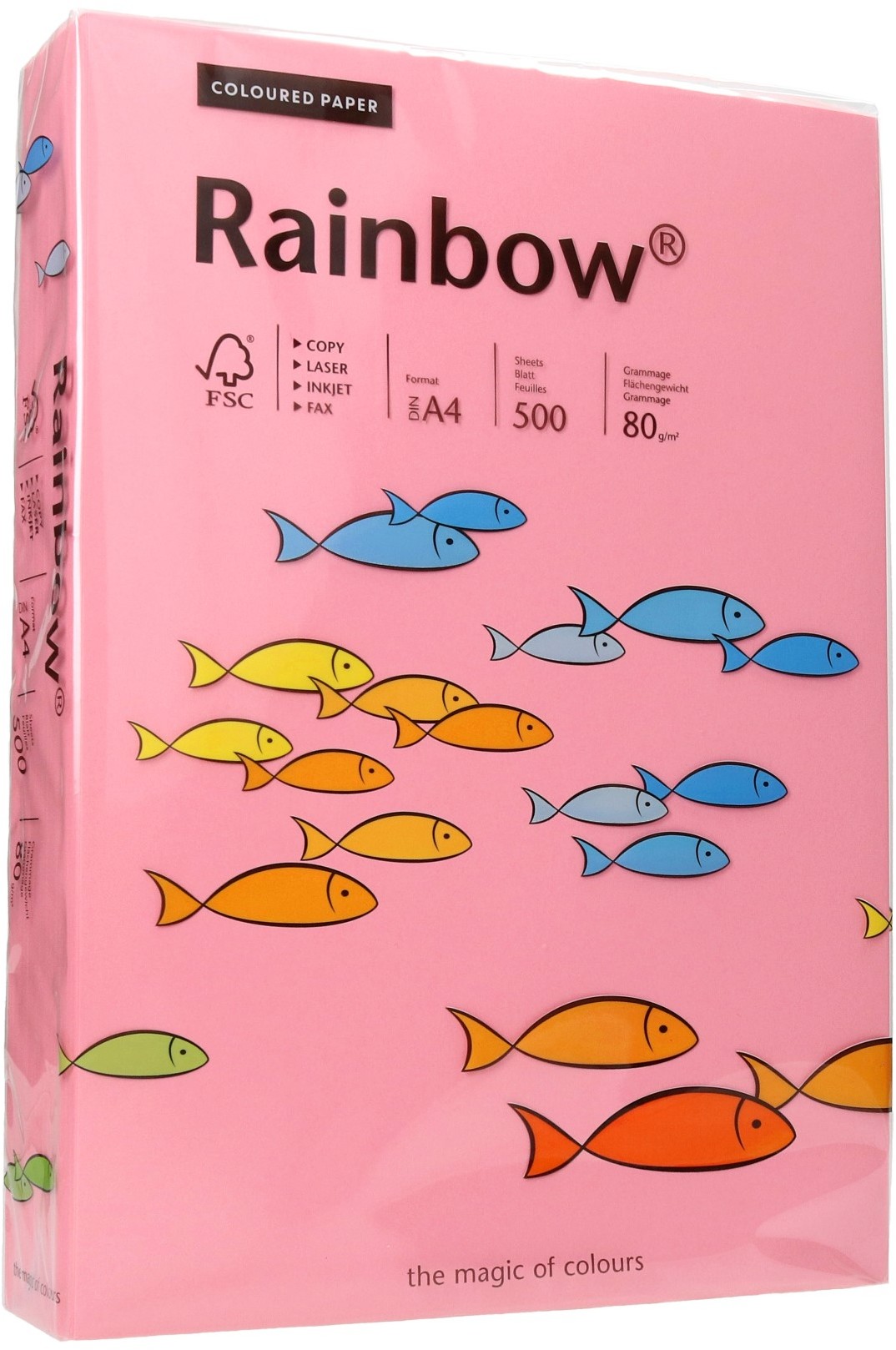 Rainbow Papier ksero A4 80g różowy 55