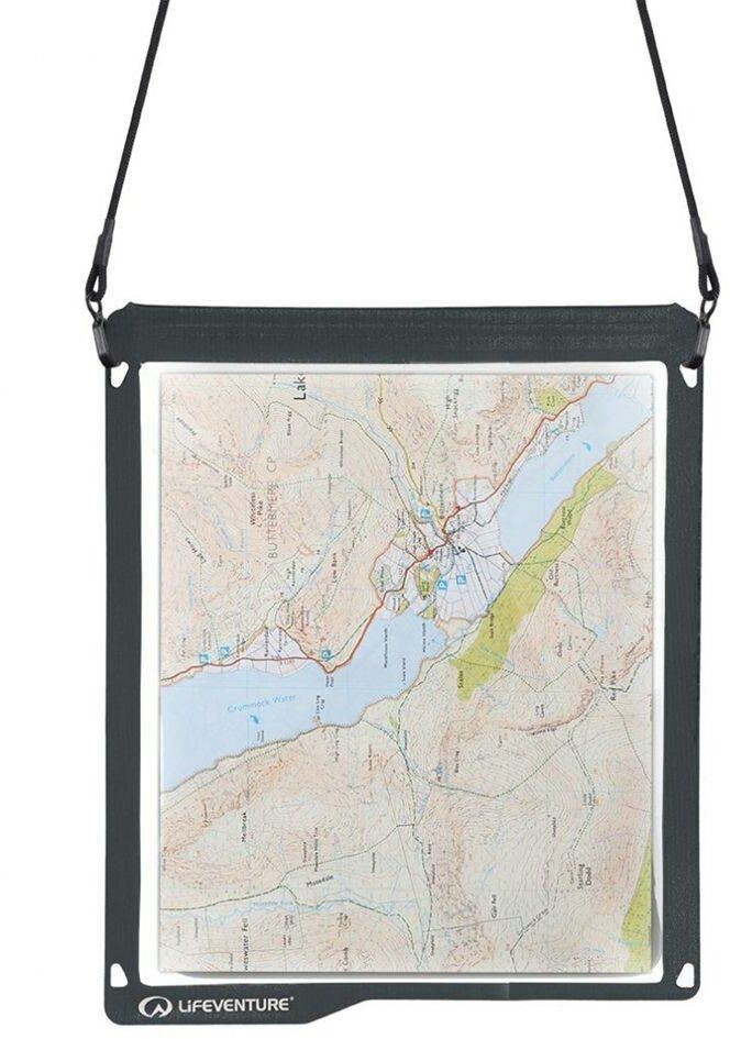 Lifeventure Mapnik WATERPROOF MAP CASE grey 5031863595810