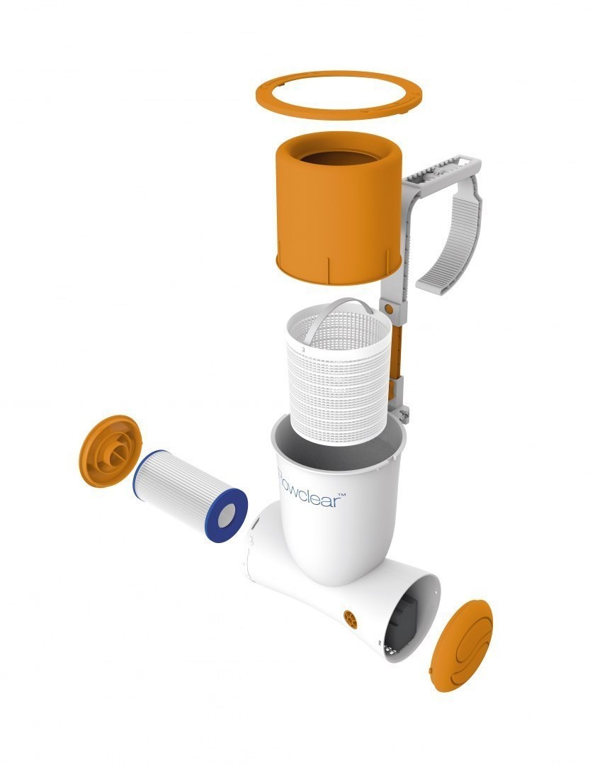 Bestway Pompa Filtrująca Skimatic z skimmerem 1050gal 3974L/h 58469