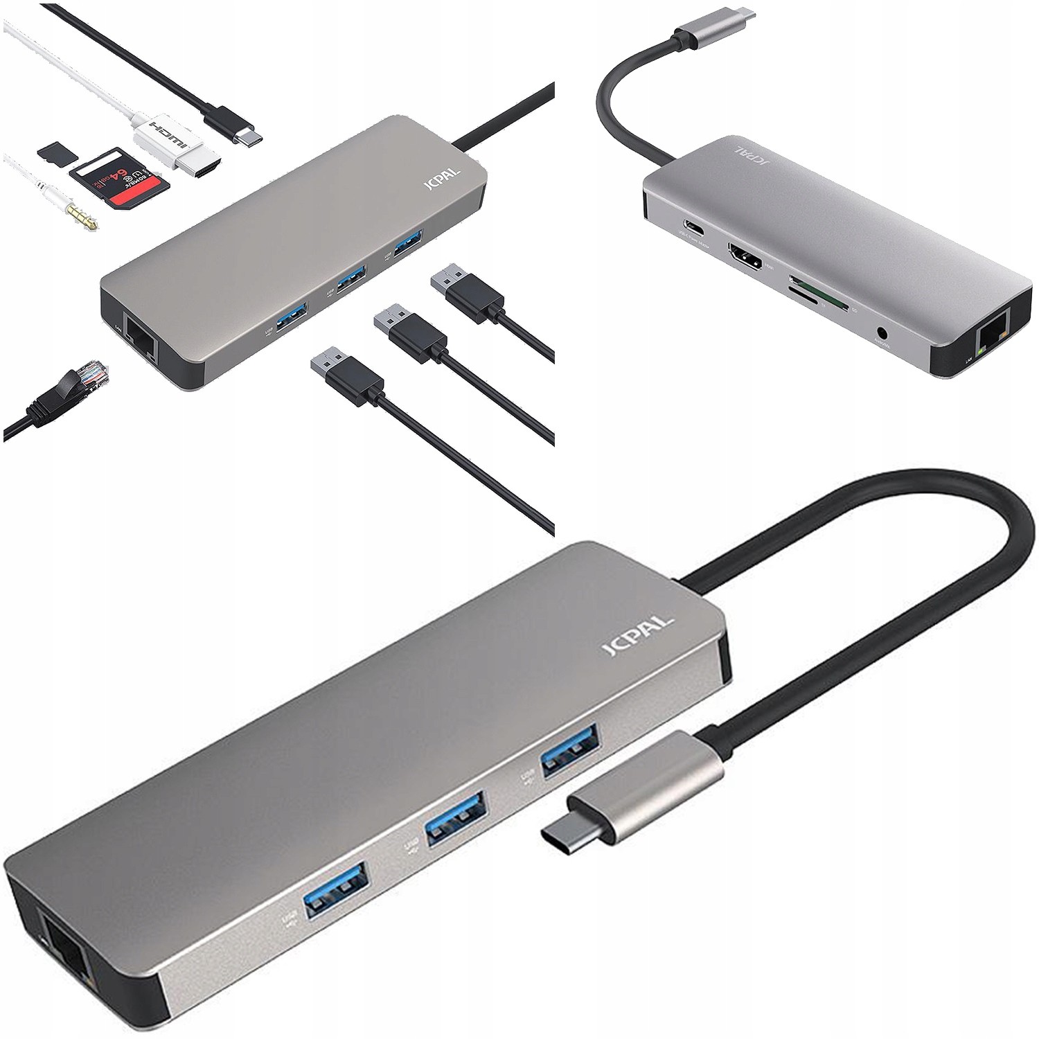 Jcpal Linx 9-Port Hub Usb-c Hdmi 4K Ethernet Sd