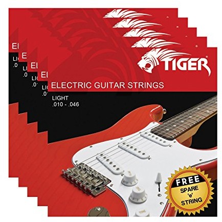 Tiger Tiger Struny do gitary elektrycznej - zestaw 5 lampek (10-46) zestawów EGS-5-L