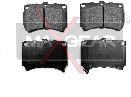 MaxGear Zestaw klocków hamulcowych, hamulce tarczowe 19-0440