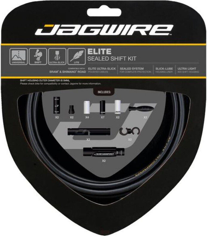 Jagwire Jagwire Elite Sealed Linka przerzutki - zestaw, stealth black 2020 Linki przerzutki i pancerze