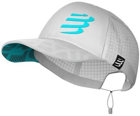 Compressport czapka z daszkiem RACING TRUCKER CAP biała