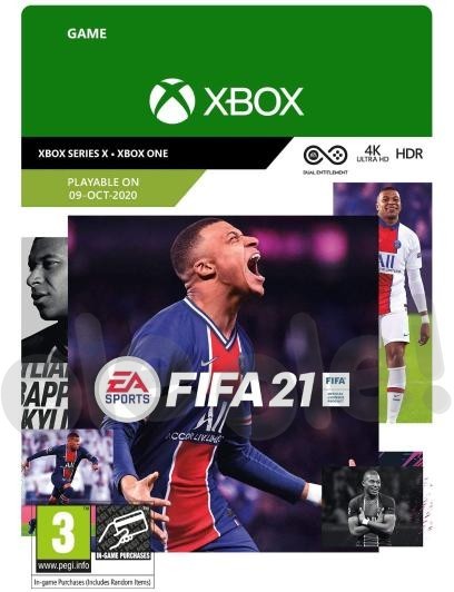 FIFA 21 GRA XBOX ONE wersja cyfrowa