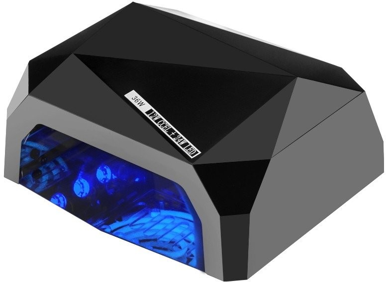 ACTIVESHOP LAMPA DIAMOND 2w1 UV LED+CCFL 36W TIMER + SENSOR BLACK