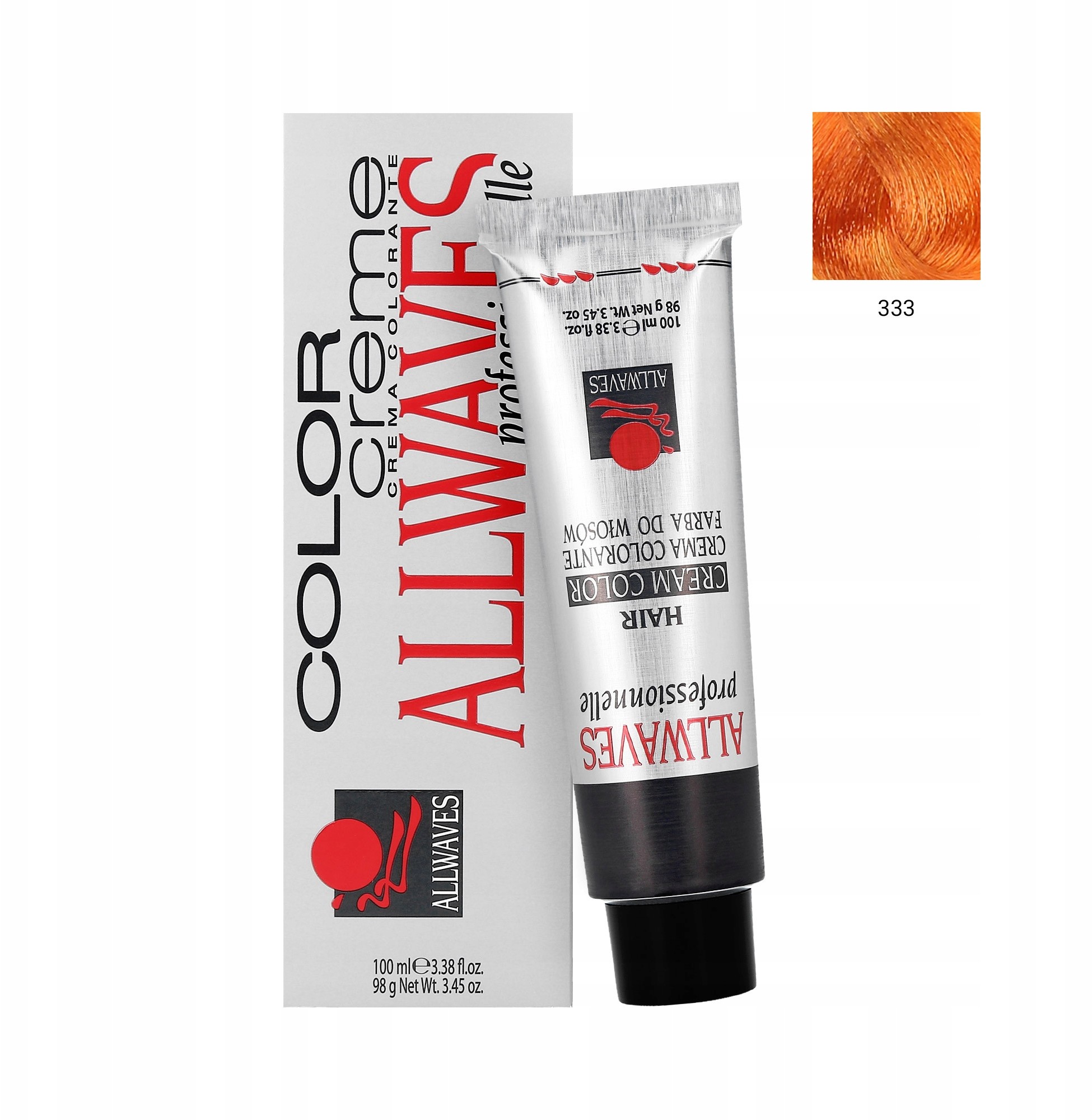 ALLWAVES Cream Color Farba Do Włosów 100ML 333