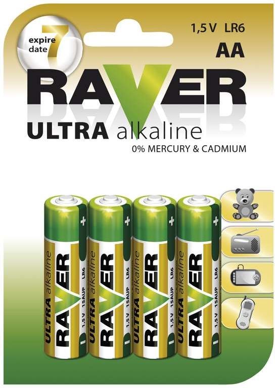 Raver Bateria AA R6 4szt B7921