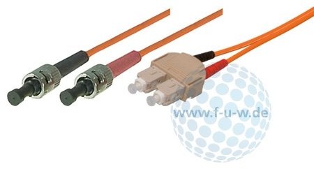 Tecline 76210 OM1-włókien LWL-Kabel (62,5/125 m, 10,0 m) Pomarańczowy 4048889000540