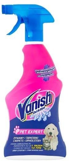 Vanish Oxi Action Pet Expert spray czyszczący do dywanów i tapicerek 500ml 70842-uniw