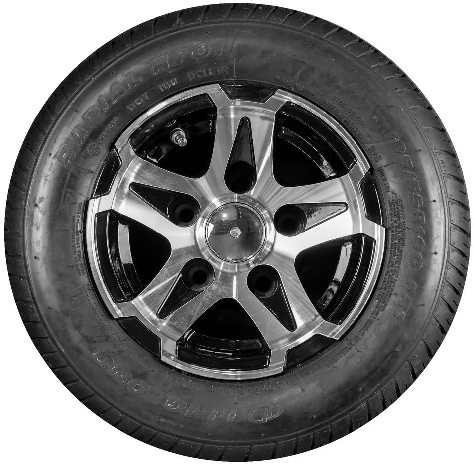 Unitrailer Koło aluminiowe do przyczep 195/55 R10C 98/96 N 5x112 UT003944