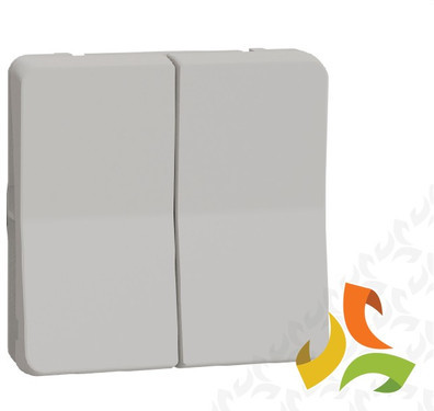 Schneider Electric MUREVA STYL Mechanizm łącznika schodowego podwójnego IP55 biały MUR39022 MUR39022/SCH