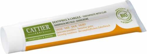 Cattier (kosmetyki) PASTA DO ZĘBÓW Z GLINKĄ I OLEJKIEM CYTRYNOWYM REMINERALIZUJĄCA EKO 75 ml -