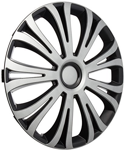 Autostyle Avera 5266 zestaw kołpaków, polipropylen, 40,64 cm (16), kolor: srebrny/ czarny PP 5266