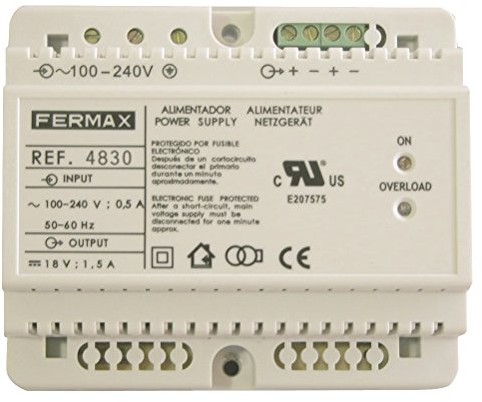 Fermax urządzenie sieciowe 18 VDC/3,5 A, 4830 4830